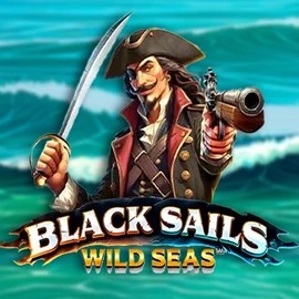 Black Sails Wild Seas slot logo by Infinity Dragon Studios at Fish CasinoBlack Sails Wild Seas