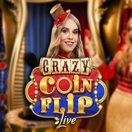 Crazy Coin Flip logo by Evolution at Fish CasinoCrazy Coin Flip
