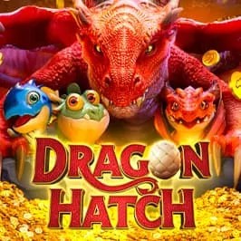 Dragon Hatch slot logo by PG Soft at Fish CasinoDragon Hatch