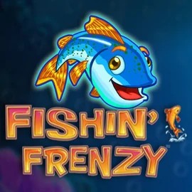 Fishin Frenzy slot logo by Blueprint Gaming at Fish CasinoFishin Frenzy