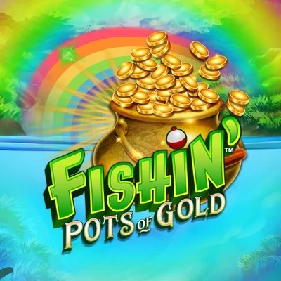 Fishin Pots Of Gold slot logo by Gameburger Studios at Fish CasinoFishin Pots Of Gold