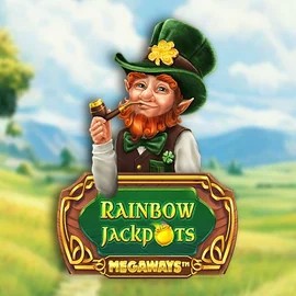 Rainbow Jackpots Megaways slot visual from Red Tiger Gaming available on fishcasino.ca
