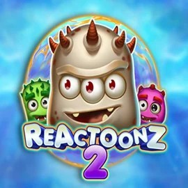 Reactoonz 2 by Play'n GO, showcased at fishcasino.ca – game logo