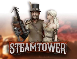 Steam Tower Slot logo by NetEnt at Fish Casino
