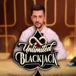 Unlimited Blackjack slot logo by Ezugi at Fish CasinoUnlimited Blackjack
